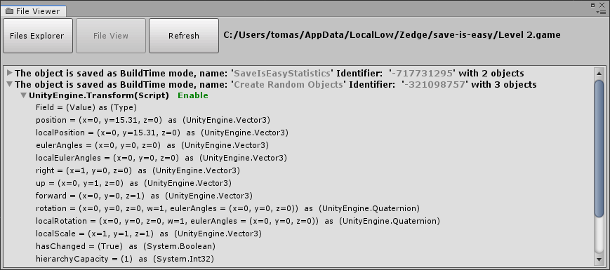 File View of the File Viewer